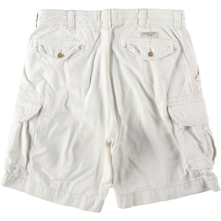 Ralph Lauren POLO by Ralph Lauren cargo shorts, short pants, men's w37 equivalent cotton white type Vintage Second Hand