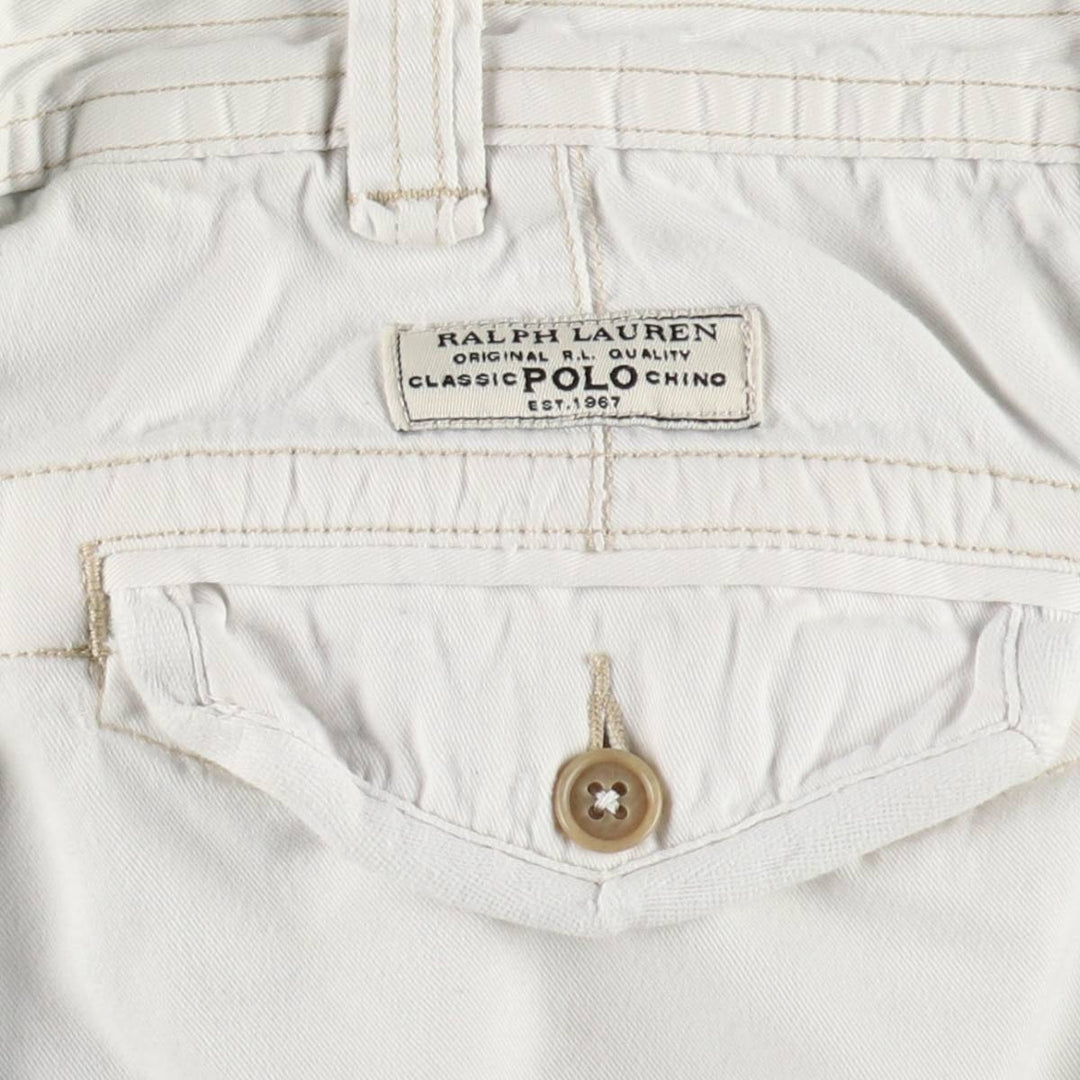 Ralph Lauren POLO by Ralph Lauren cargo shorts, short pants, men's w37 equivalent cotton white type Vintage Second Hand