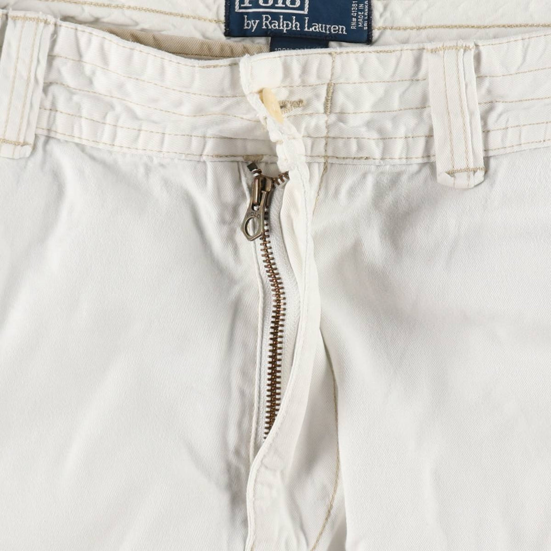 Ralph Lauren POLO by Ralph Lauren cargo shorts, short pants, men's w37 equivalent cotton white type Vintage Second Hand