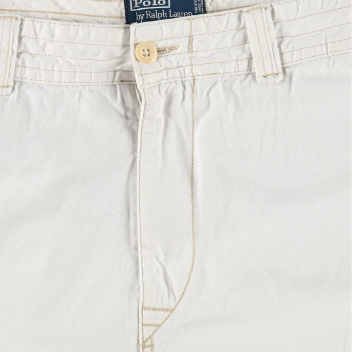 Ralph Lauren POLO by Ralph Lauren cargo shorts, short pants, men's w37 equivalent cotton white type Vintage Second Hand