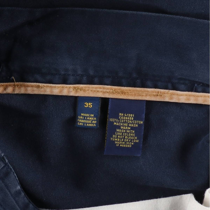 Ralph Lauren POLO RALPH LAUREN cargo shorts, men's size W35 cotton navy blue type Vintage Second Hand