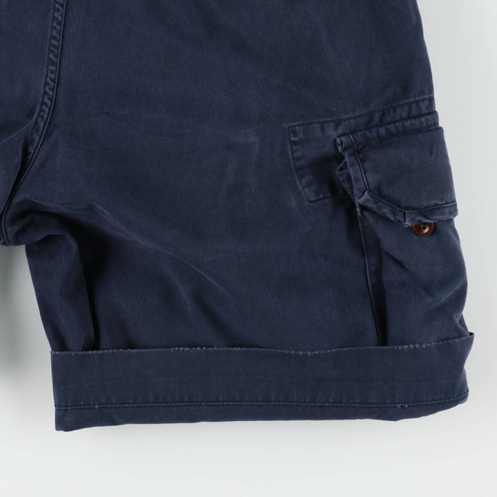 Ralph Lauren POLO RALPH LAUREN cargo shorts, men's size W35 cotton navy blue type Vintage Second Hand