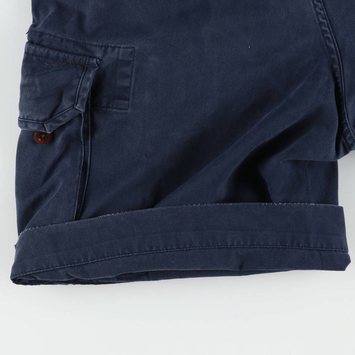 Ralph Lauren POLO RALPH LAUREN cargo shorts, men's size W35 cotton navy blue type Vintage Second Hand