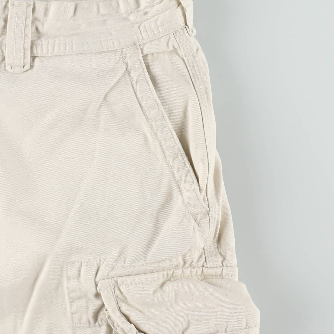 Ralph Lauren POLO by Ralph Lauren cargo shorts, short pants, men's size w36 cotton ivory Vintage Second Hand
