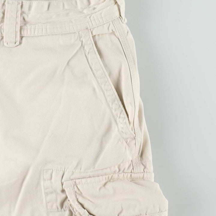 Ralph Lauren POLO by Ralph Lauren cargo shorts, short pants, men's size w36 cotton ivory Vintage Second Hand