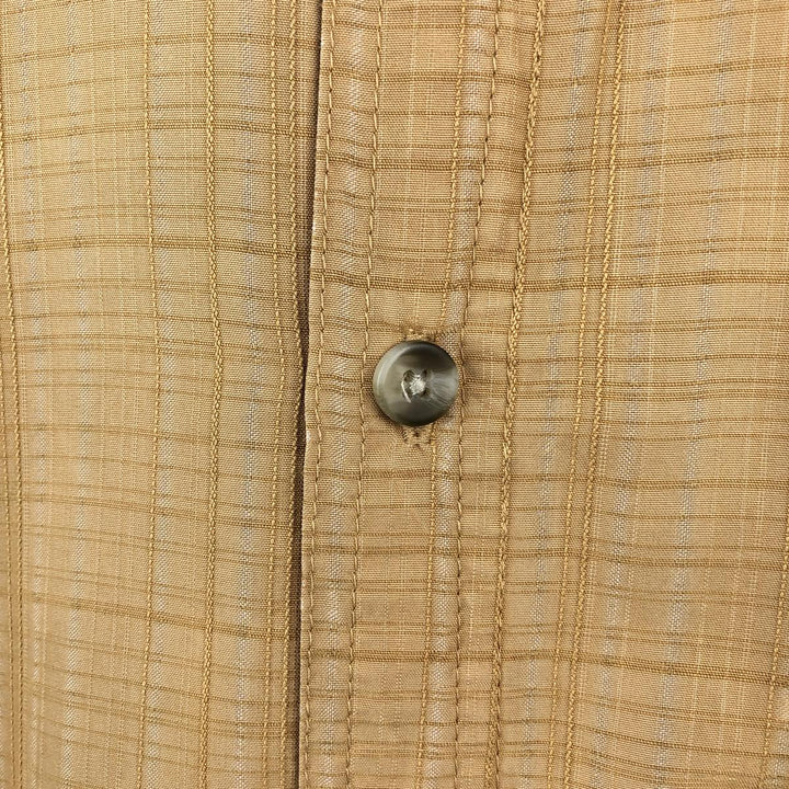 2000'S Columbia GRT Long-Sleeve Button-Down Check Shirt, Men's Size L (approx.) others yellow type Vintage Second Hand