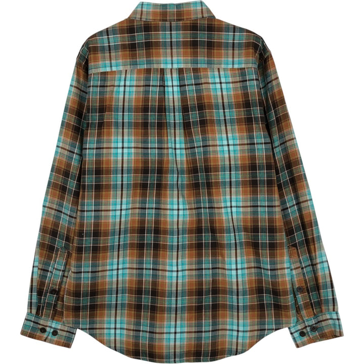 Patagonia Organic Cotton Long-Sleeve Cotton Check Shirt (53837FA11), Men's Size S (approx.) Organic cotton brown type Vintage Second Hand