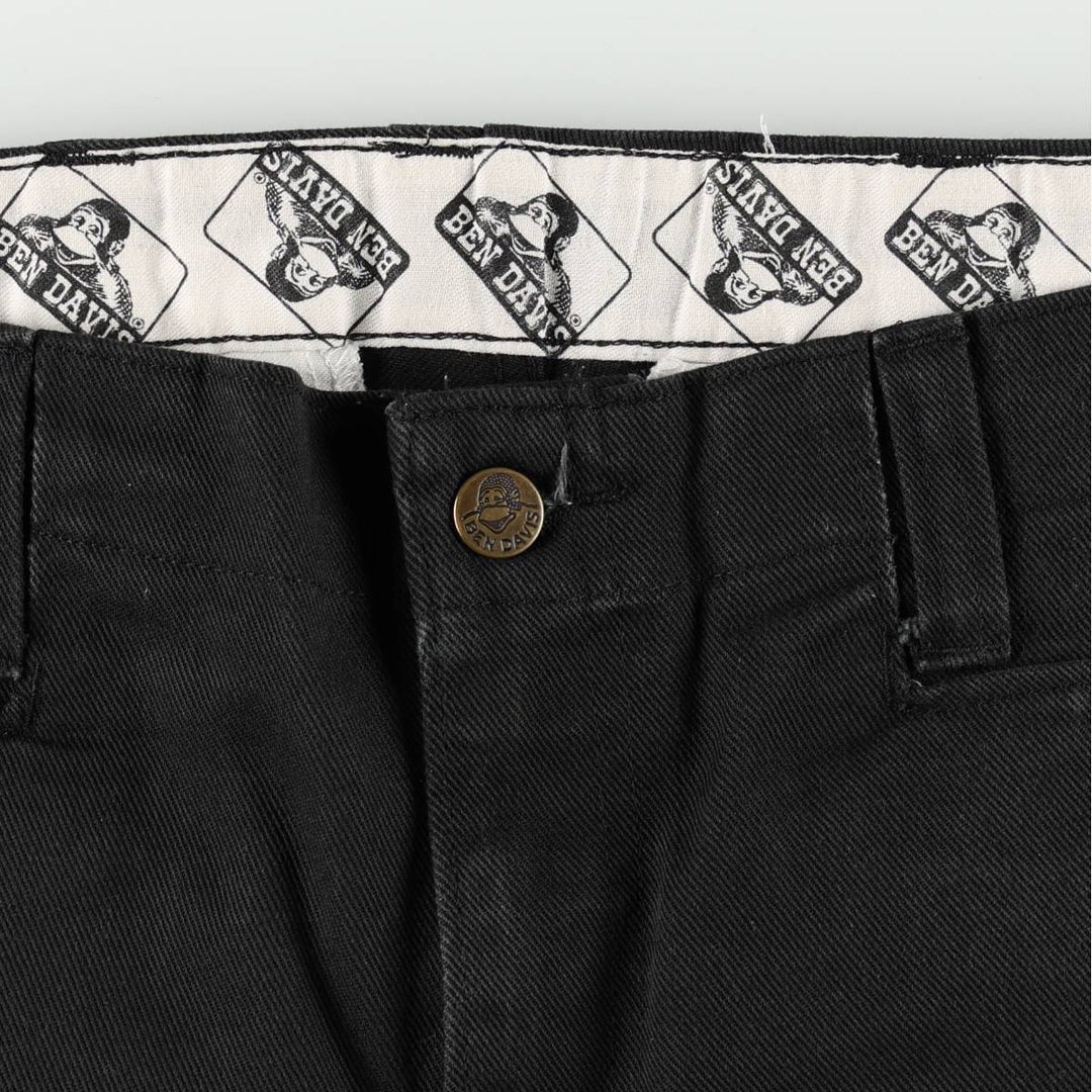 Ben Davis Frisco Pants Work Pants Men's W32 (approx.) polyester black type Vintage Second Hand