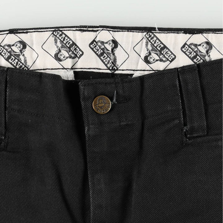 Ben Davis Frisco Pants Work Pants Men's W32 (approx.) polyester black type Vintage Second Hand