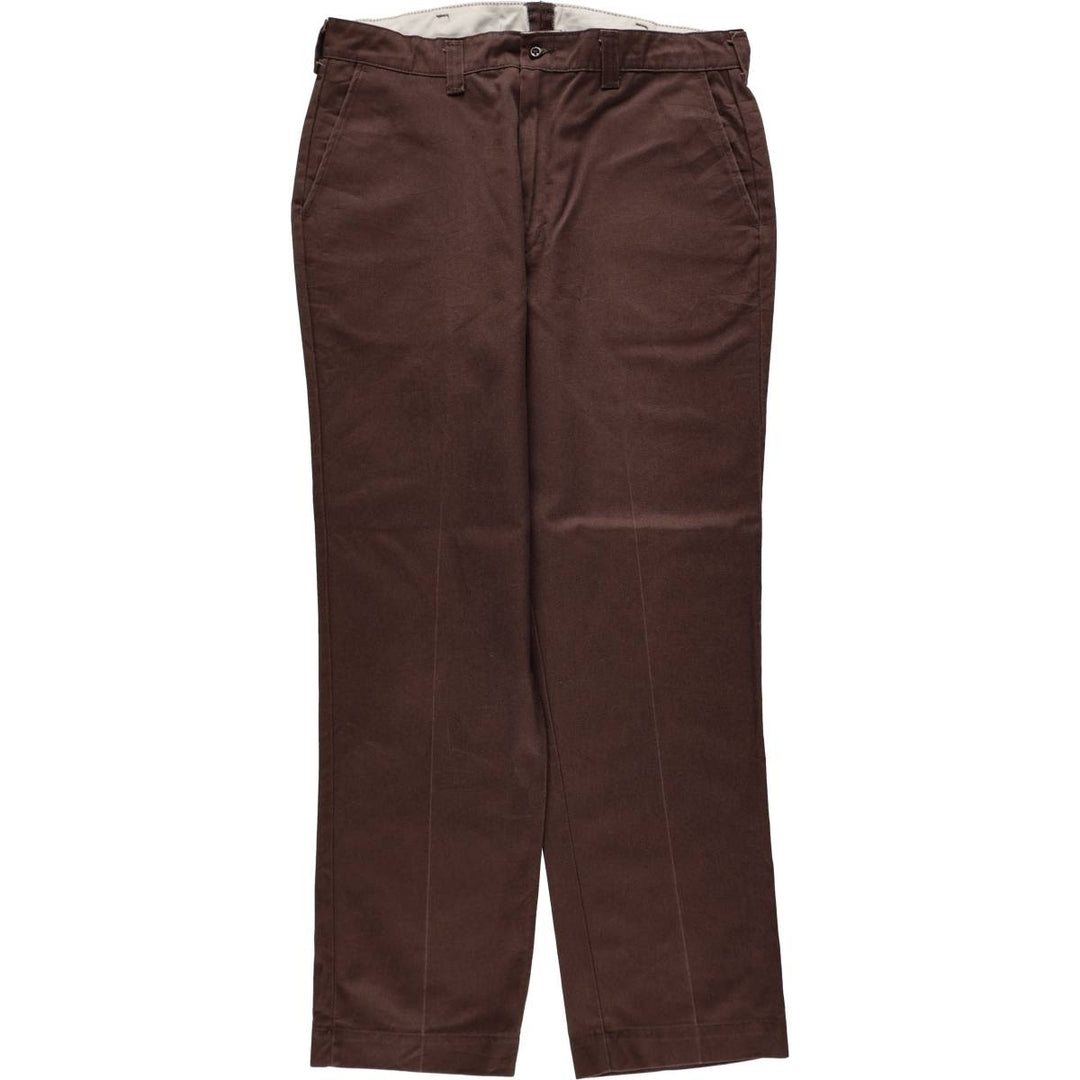 90'S Big Ben work pants, made in USA, men's size W36 equivalent, vintage. polyester brown type Vintage Second Hand