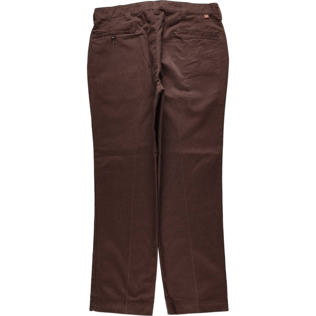 90'S Big Ben work pants, made in USA, men's size W36 equivalent, vintage. polyester brown type Vintage Second Hand
