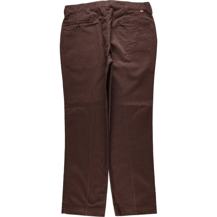 90'S Big Ben work pants, made in USA, men's size W36 equivalent, vintage. polyester brown type Vintage Second Hand