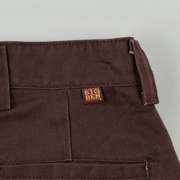 90'S Big Ben work pants, made in USA, men's size W36 equivalent, vintage. polyester brown type Vintage Second Hand