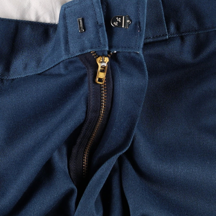 90'S Dickies Work Pants Made in USA Men's W34 Vintage polyester blue type Vintage Second Hand