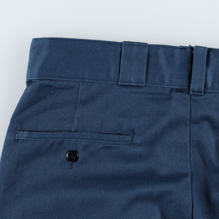 90'S Dickies Work Pants Made in USA Men's W34 Vintage polyester blue type Vintage Second Hand