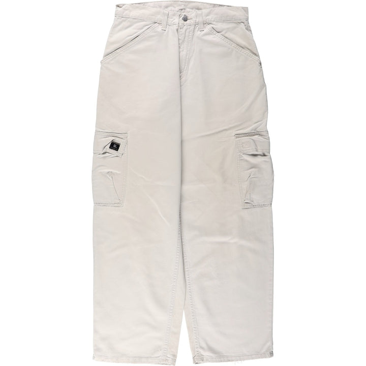 1990'S Levi's Silver Tab Khakis L2 Chino Cargo Pants, Made in USA, Men's W30 (approx.), Vintage cotton ivory Vintage Second Hand