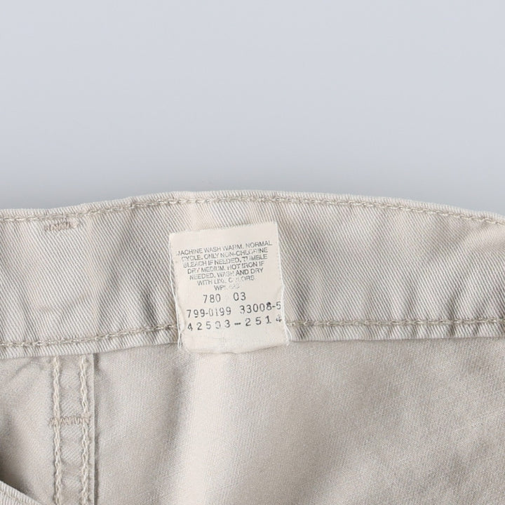 1990'S Levi's Silver Tab Khakis L2 Chino Cargo Pants, Made in USA, Men's W30 (approx.), Vintage cotton ivory Vintage Second Hand