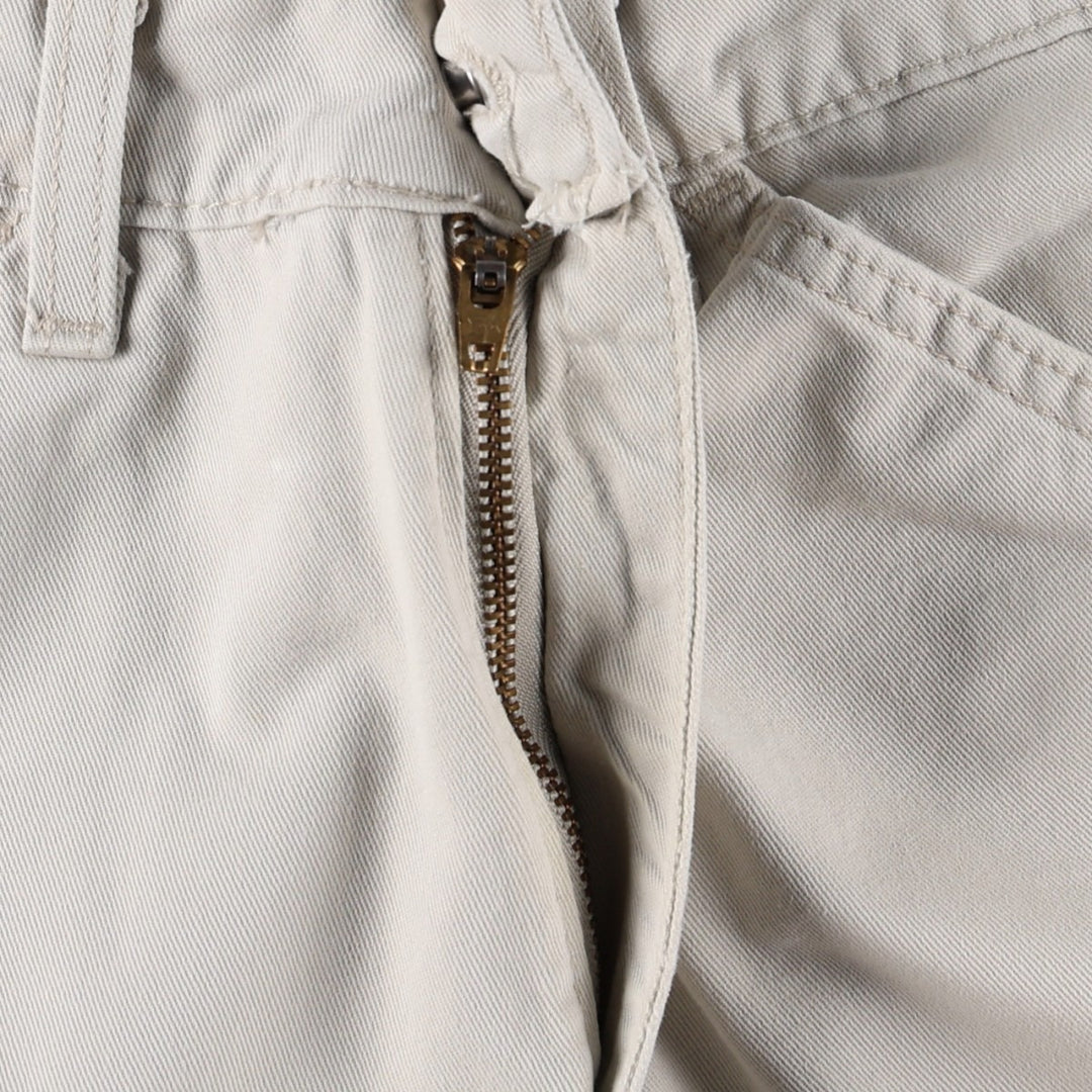 1990'S Levi's Silver Tab Khakis L2 Chino Cargo Pants, Made in USA, Men's W30 (approx.), Vintage cotton ivory Vintage Second Hand