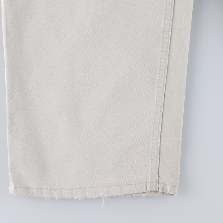 1990'S Levi's Silver Tab Khakis L2 Chino Cargo Pants, Made in USA, Men's W30 (approx.), Vintage cotton ivory Vintage Second Hand