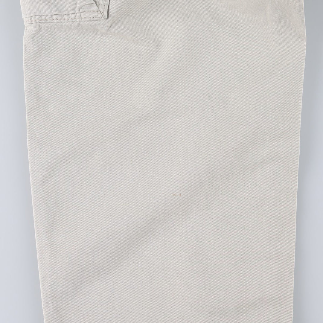 1990'S Levi's Silver Tab Khakis L2 Chino Cargo Pants, Made in USA, Men's W30 (approx.), Vintage cotton ivory Vintage Second Hand