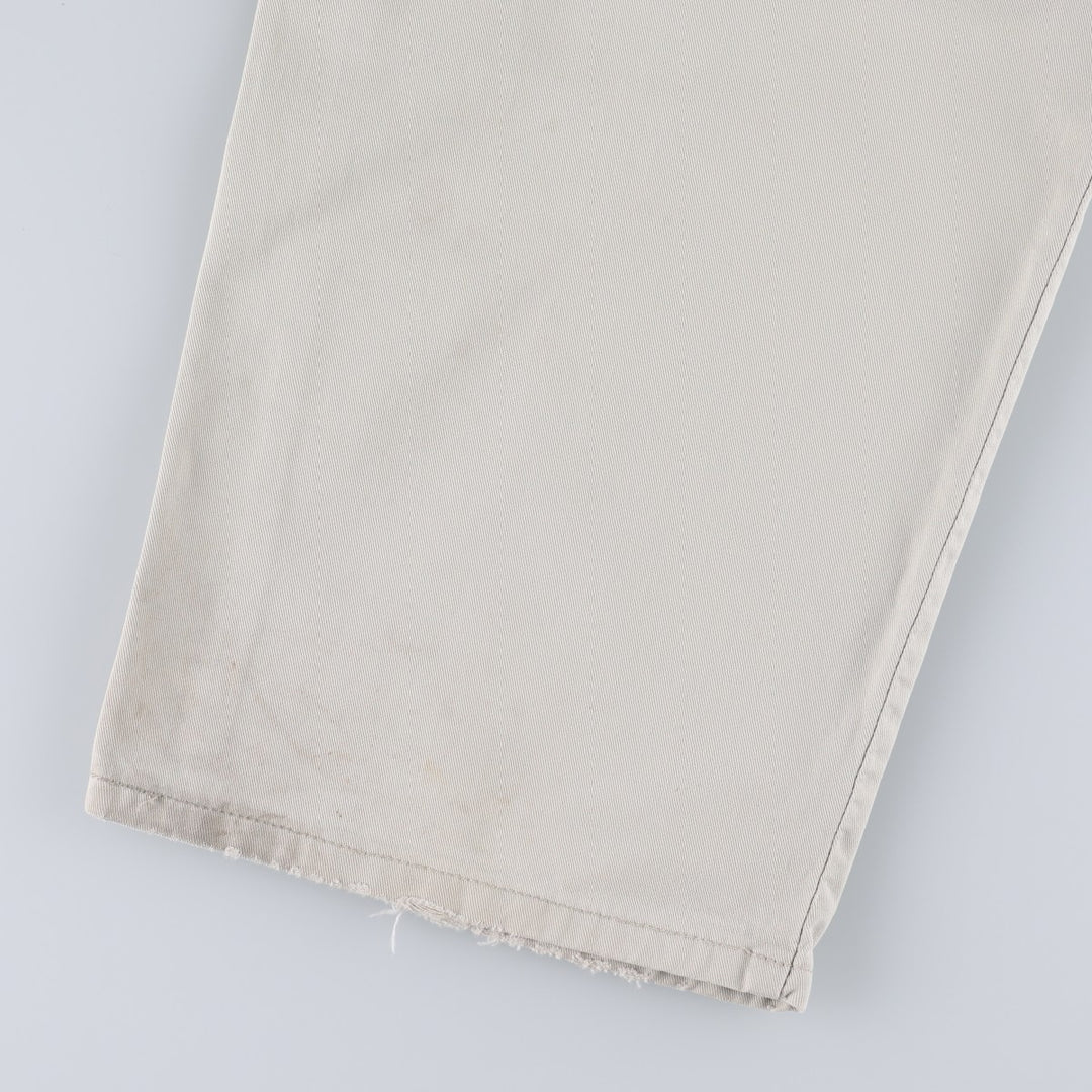 1990'S Levi's Silver Tab Khakis L2 Chino Cargo Pants, Made in USA, Men's W30 (approx.), Vintage cotton ivory Vintage Second Hand