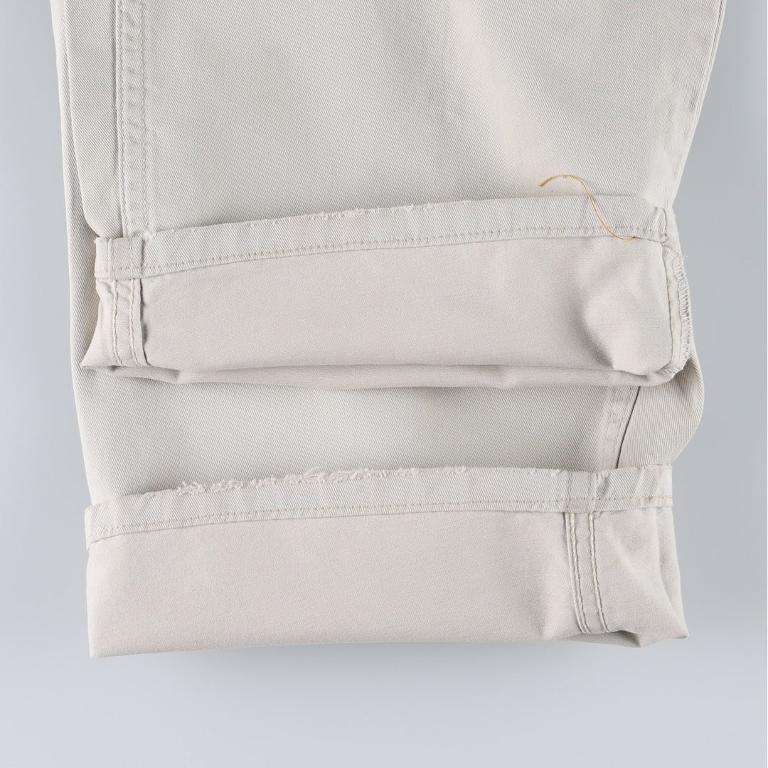 1990'S Levi's Silver Tab Khakis L2 Chino Cargo Pants, Made in USA, Men's W30 (approx.), Vintage cotton ivory Vintage Second Hand