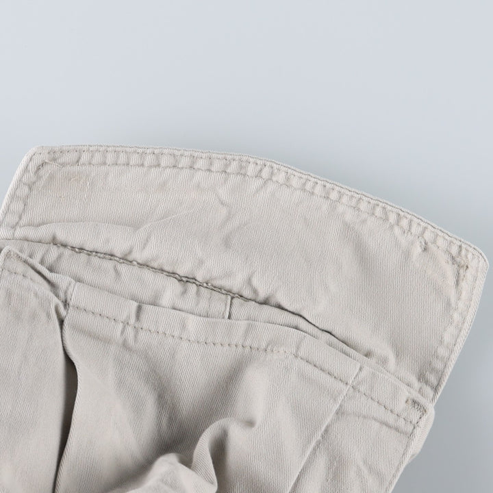 2000'S Levi's Silver Tab Chino Cargo Pants, Men's Size W34 (approx.) cotton ivory Vintage Second Hand