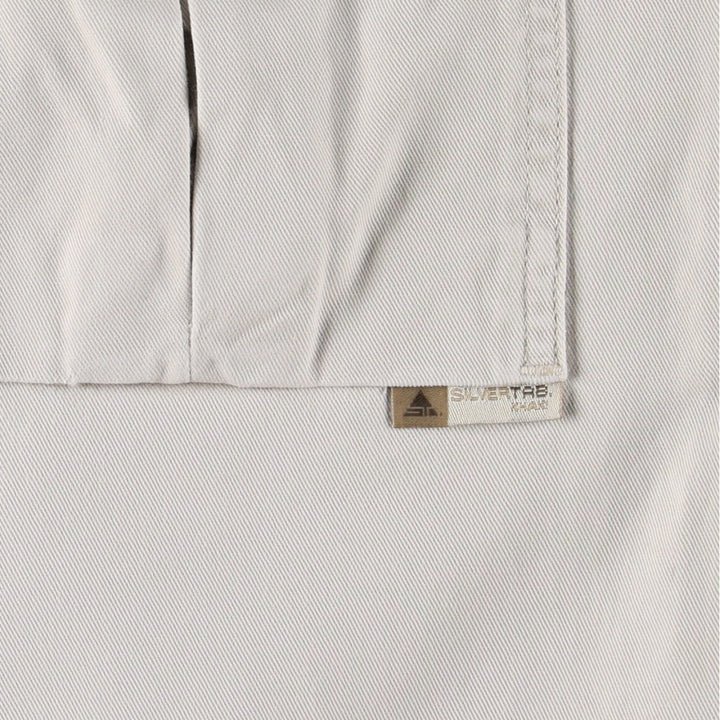 Levi's SILVER TAB Khaki Chino Cargo Pants, Men's Size W32 (approx.) cotton ivory Vintage Second Hand