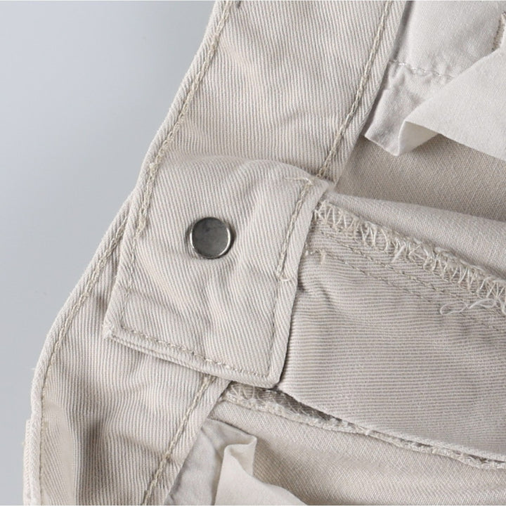 Levi's SILVER TAB Khaki Chino Cargo Pants, Men's Size W32 (approx.) cotton ivory Vintage Second Hand