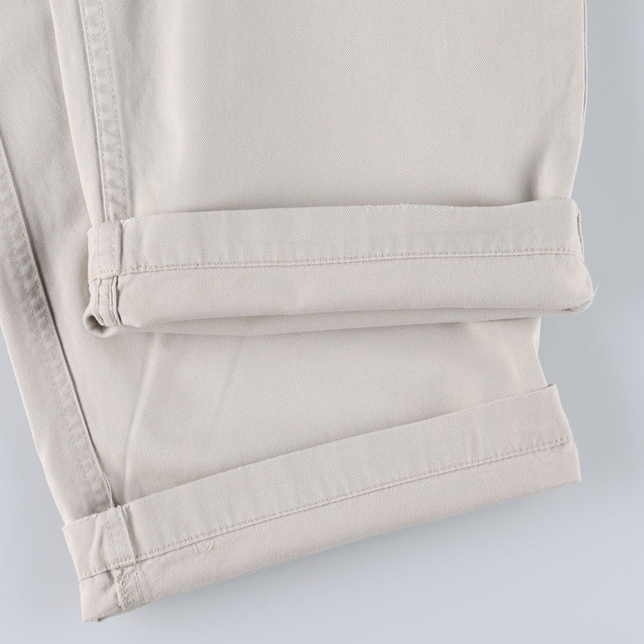 Levi's SILVER TAB Khaki Chino Cargo Pants, Men's Size W32 (approx.) cotton ivory Vintage Second Hand