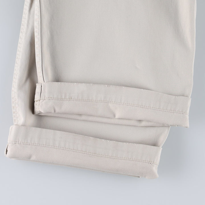 Levi's SILVER TAB Khaki Chino Cargo Pants, Men's Size W32 (approx.) cotton ivory Vintage Second Hand