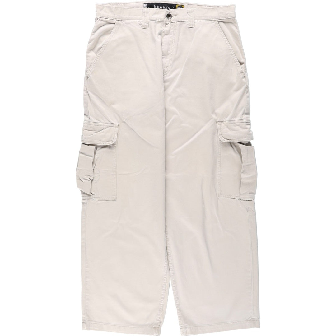 1990'S Levi's Silver Tab Khakis Chino Cargo Pants, Men's Size W34 (approx.), Vintage cotton ivory Vintage Second Hand