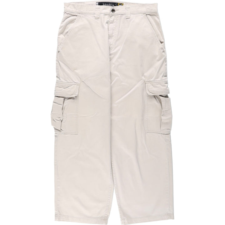 1990'S Levi's Silver Tab Khakis Chino Cargo Pants, Men's Size W34 (approx.), Vintage cotton ivory Vintage Second Hand