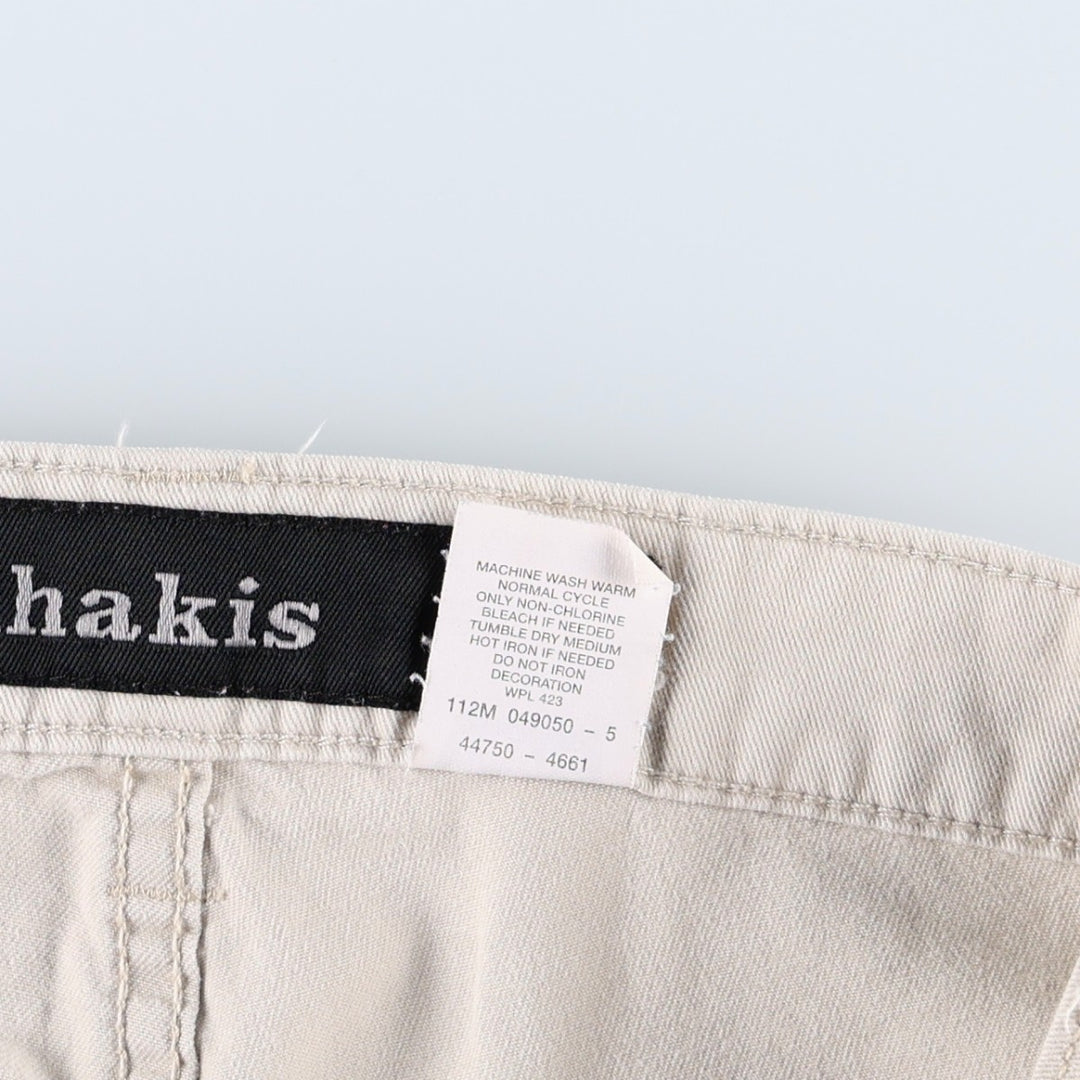 1990'S Levi's Silver Tab Khakis Chino Cargo Pants, Men's Size W34 (approx.), Vintage cotton ivory Vintage Second Hand