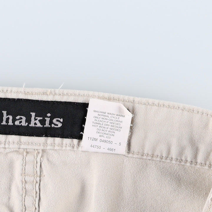 1990'S Levi's Silver Tab Khakis Chino Cargo Pants, Men's Size W34 (approx.), Vintage cotton ivory Vintage Second Hand