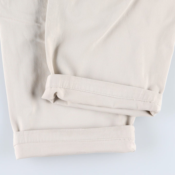1990'S Levi's Silver Tab Khakis Chino Cargo Pants, Men's Size W34 (approx.), Vintage cotton ivory Vintage Second Hand