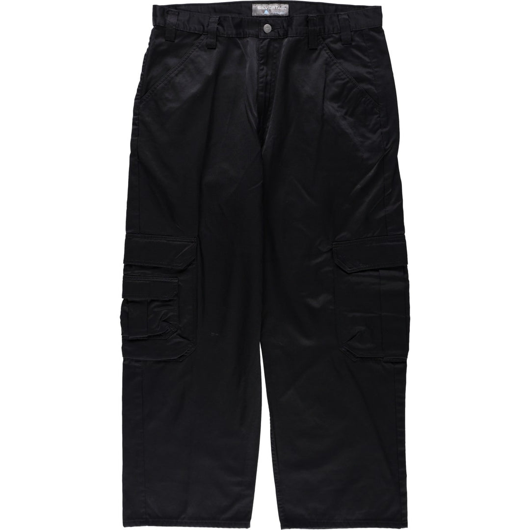 2000'S Levi's Silver Tab Cotton Cargo Pants, Men's Size W37 (approx.) cotton black type Vintage Second Hand