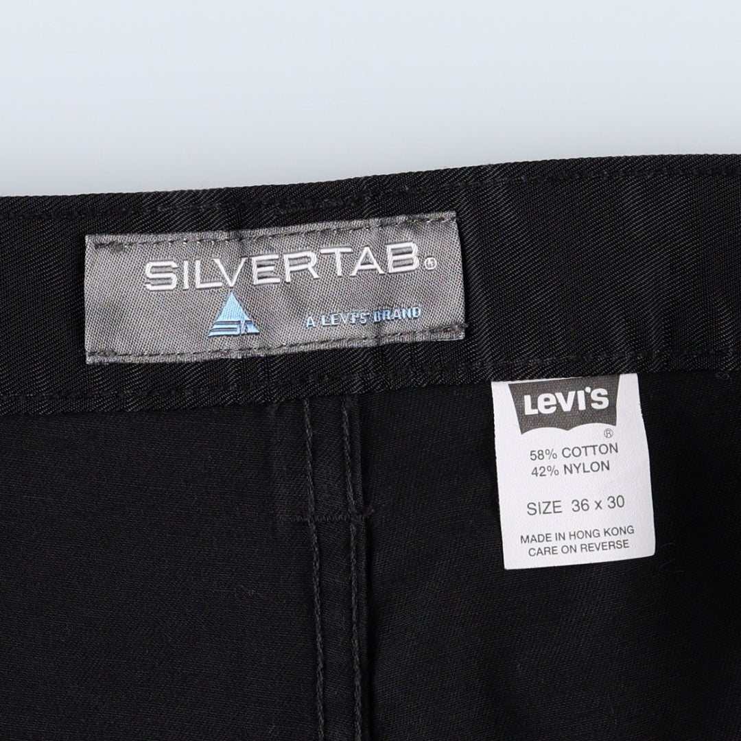 2000'S Levi's Silver Tab Cotton Cargo Pants, Men's Size W37 (approx.) cotton black type Vintage Second Hand