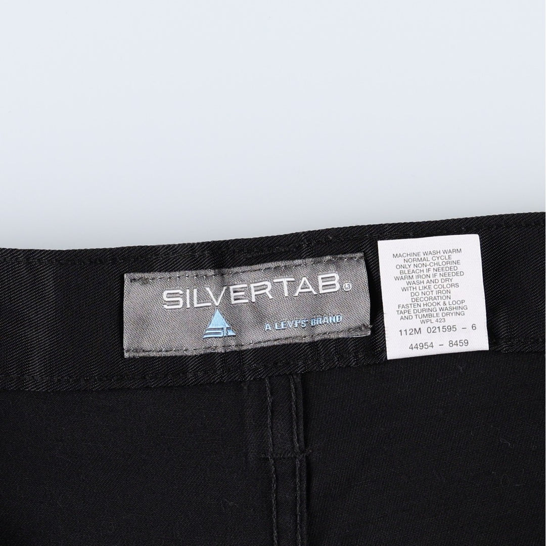 2000'S Levi's Silver Tab Cotton Cargo Pants, Men's Size W37 (approx.) cotton black type Vintage Second Hand