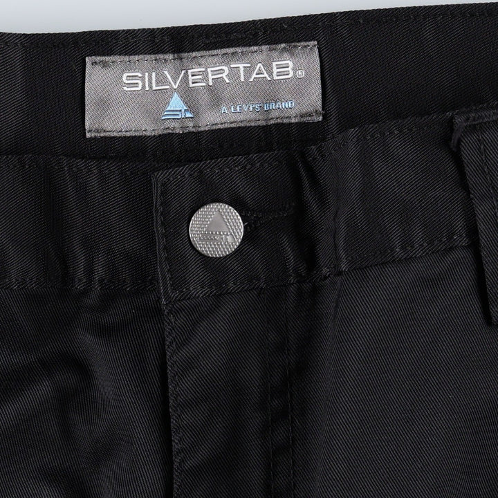 2000'S Levi's Silver Tab Cotton Cargo Pants, Men's Size W37 (approx.) cotton black type Vintage Second Hand