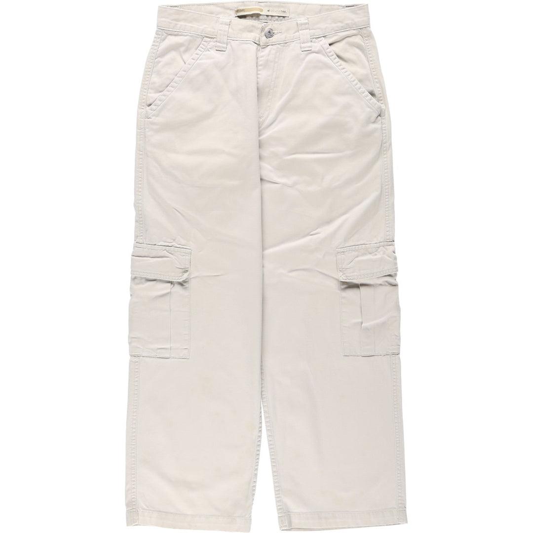 Levi's SILVER TAB Khaki Chino Cargo Pants, Men's Size W31 (approx.) cotton ivory Vintage Second Hand