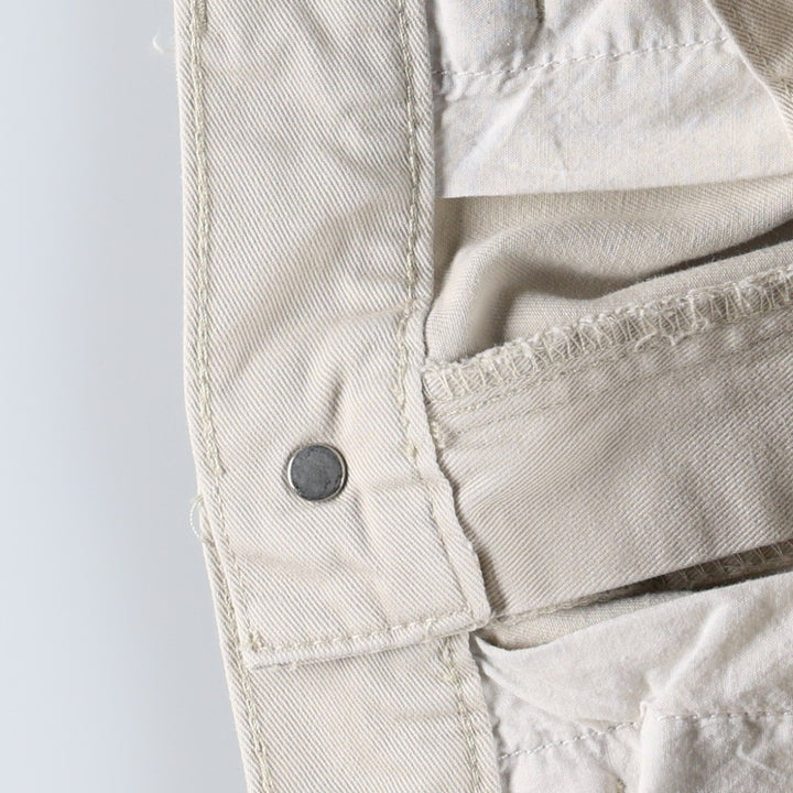 Levi's SILVER TAB Khaki Chino Cargo Pants, Men's Size W31 (approx.) cotton ivory Vintage Second Hand