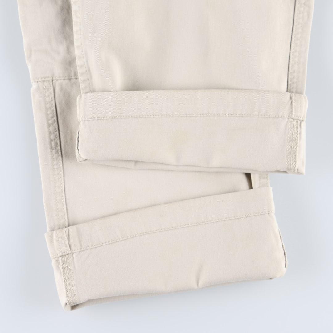 Levi's SILVER TAB Khaki Chino Cargo Pants, Men's Size W31 (approx.) cotton ivory Vintage Second Hand