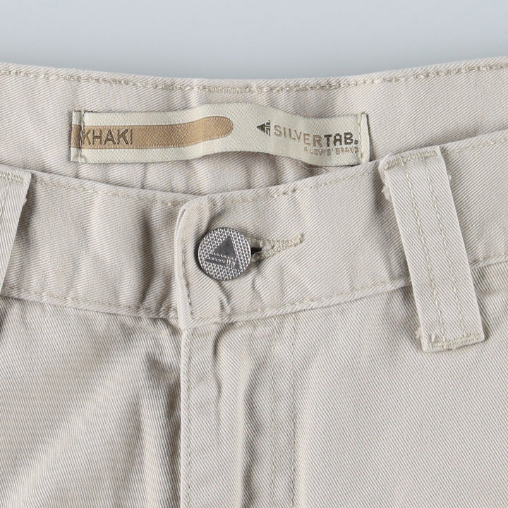 Levi's SILVER TAB Khaki Chino Cargo Pants, Men's Size W35 (approx.) unclear ivory Vintage Second Hand