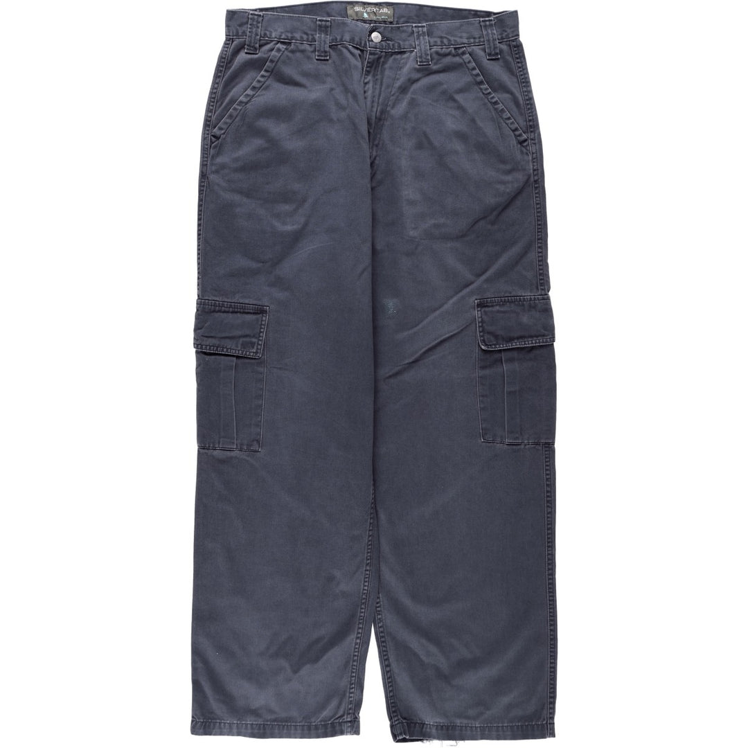 2000'S Levi's Silver Tab Chino Cargo Pants, Men's Size W35 (approx.) cotton navy blue type Vintage Second Hand