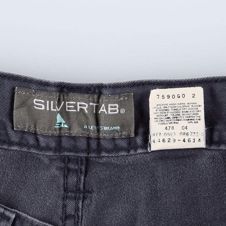 2000'S Levi's Silver Tab Chino Cargo Pants, Men's Size W35 (approx.) cotton navy blue type Vintage Second Hand