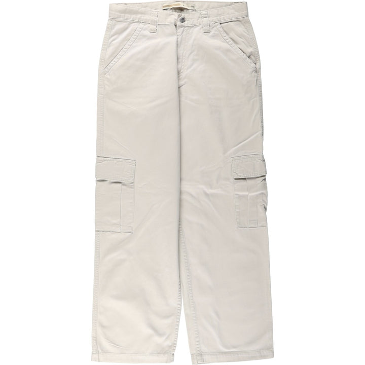 Levi's SILVER TAB Khaki Chino Cargo Pants, Men's Size W32 (approx.) cotton ivory Vintage Second Hand
