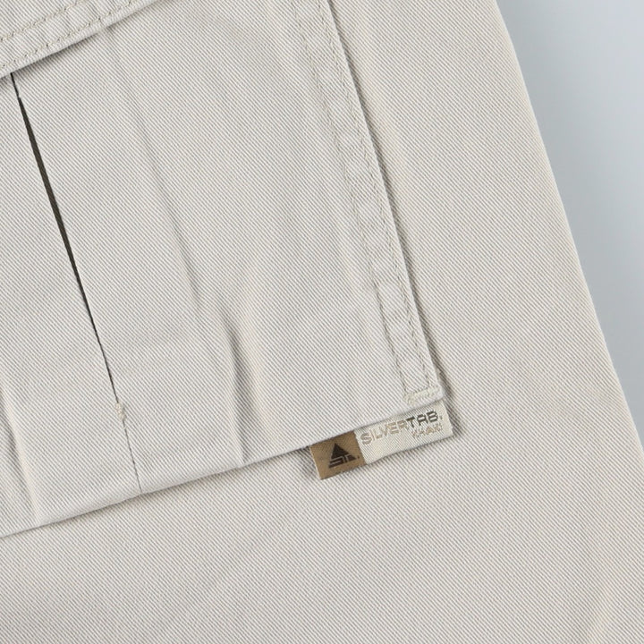Levi's SILVER TAB Khaki Chino Cargo Pants, Men's Size W32 (approx.) cotton ivory Vintage Second Hand