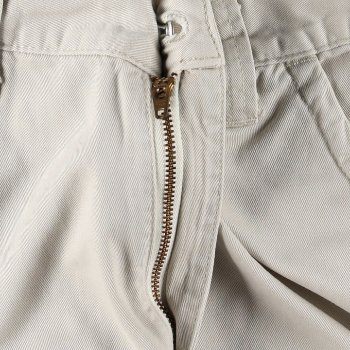Levi's SILVER TAB Khaki Chino Cargo Pants, Men's Size W32 (approx.) cotton ivory Vintage Second Hand