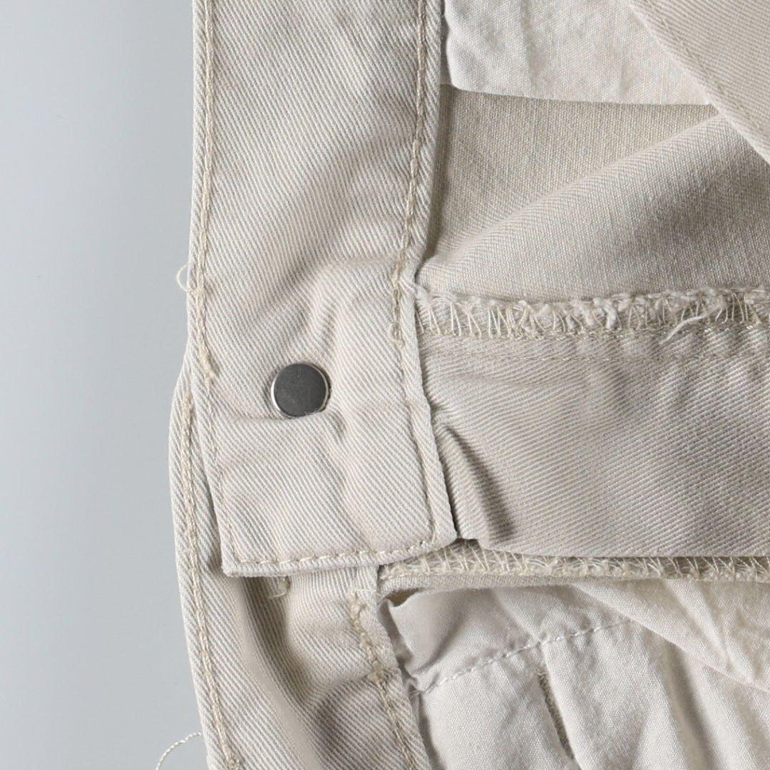 Levi's SILVER TAB Khaki Chino Cargo Pants, Men's Size W32 (approx.) cotton ivory Vintage Second Hand